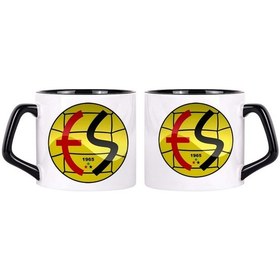 Resim Eskişehirspor Porselen Fincan Kupa Bardak Beyaz 003 
