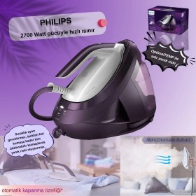 Resim Philips PSG8050/30 Buhar Kazanlı Ütü Mor 