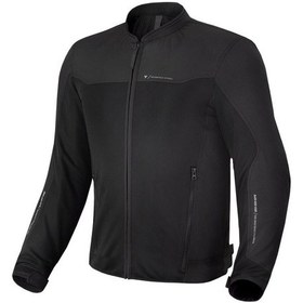 Resim Shima Open Air Korumalı Motosiklet Montu Siyah 