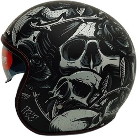 Resim Mt Le Mans 2 Sv Breakout B2 Açık Motosiklet Kaskı Mat Siyah 