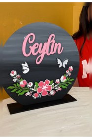 Resim Modayna Ahşap boyama ,work shop ,okul öncesi çiçek isimli 