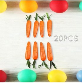 Resim Zcjb 20 Adet Paskalya Simülasyonu Havuç Masaüstü Mutfak Mini 5.12 İnç - 64958 