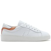 Resim Derimod Kadın Beyaz Bağcıklı Deri Sneaker 25SFD371018 