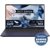 Resim Nirvana X600 i5-13420H 16GB 1TB SSD 15.6" Freedos Laptop X600.1342-BF00X-M-F Casper