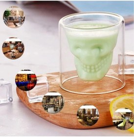 Resim Kuru Kafa Cam Bardak 2adet Şeffaf 