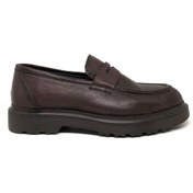 Resim Slope Erkek Siyah Hakiki Deri Oxford Ayakkabı 