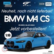 Resim 1:18 2024 BMW M4 CS Riviera Blue 