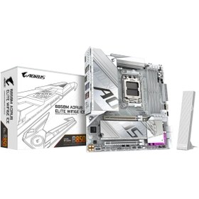 Resim Gigabyte Gigabyte B850M Aorus Elite ICE Wifi-6E Soket AM5 8200MHz (OC) ATX Gaming (Oyuncu) Anakart 