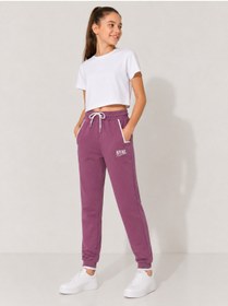 Resim Mışıl Kids MIŞIL 18405-26 Kız Çocuk Jogger Eşofman Altı Cepli Bağcıklı Rahat Kalıp Spor Alt 