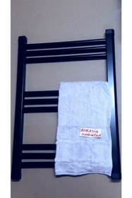 Resim Eurasia Havlupan Towel Radiator 500x700 9 Borulu Siyah Havlupan 