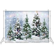 Resim Lemestar Noel Fotoğraf Fon Perdesi 2.1x1.5m Bebek Çocuk Portre Parti Dekorasyon Aksesuarı,beyaz Beyaz 