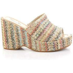 Resim Çok Renkli Kadın Terlik K04688001928 Çok Renkli 