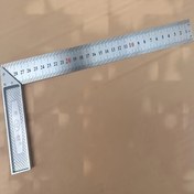 Resim Premium Paslanmaz Çelik Kare - 12" Kalın Ahşap İşleme Açı Cetveli, İnşaat ve El Sanatları için Hassas Ölçüm & İşaretleme Aracı, 300mm, Üretim 