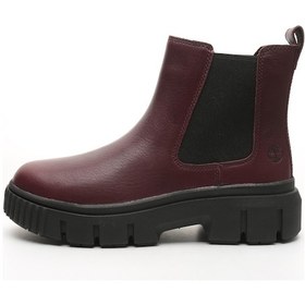 Resim B0A2QHQC601-R Timberland Mıd Chelsea Boot Kadın Spor Ayakkabı Bordo 