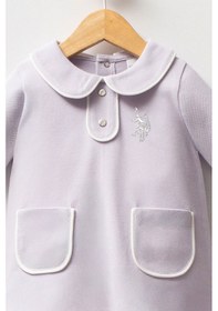 Resim U.S. Polo Assn. U.s. Polo Assn Kız Bebek Mor Elbise Usb2740-c-v5 Mor 