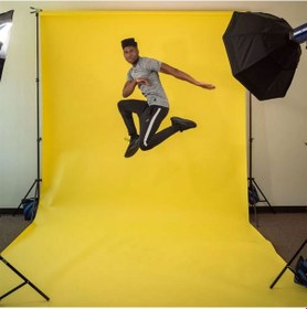 Resim Gdx Seyyar Kağıt Sonsuz Stüdyo Fon Perde Canary 2.70x11 Metre 