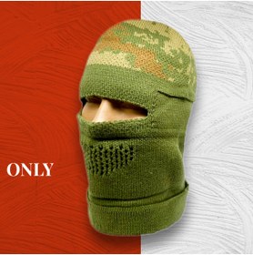 Resim eser askeri malzeme Kamuflaj kar maskesi 