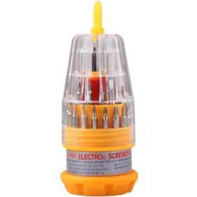 Resim YFHOME 31 Parça Mıknatıslı Kapaklı Pc Laptop Tamir Tornavida Vidalama Seti 