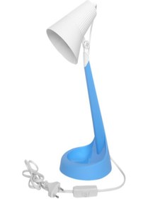 Resim Lorin Ders Çalışma Masası Lambası Kitap Okuma Masa Lambası Zita Kuzey Kademeli Hareketli Başlık Mavi 