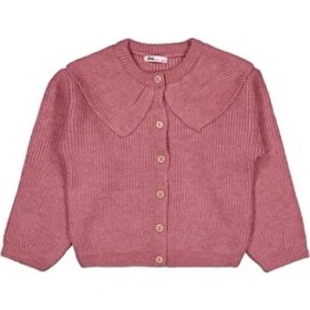 Resim Civil Girls Civil Baskılı Pembe Hırka %100 Pamuk Uzun Kol Kız Çocuklar İçin Regular Kalıp 6-9 Yaş 