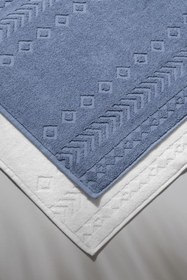 Resim Oscuro Bathmat Sky - 50x75 cm Ayak Havlusu - Mavi - Beyaz 