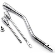 Resim Novahub Alüminyum Vites Kolu Sinyal & Tehlike Eğim Seti - Gümüş Renk - Gm Chevy Olds Buick İçin 