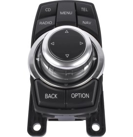 Resim Bmw F10 Medya Kontrol Düğmesi Joistick Idrıve 2010--2016 10-pin 
