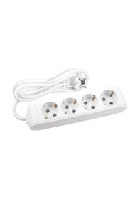 Resim Viko 4'lü Priz 3x1,5 mm Uzatma Beyaz 7 MT 