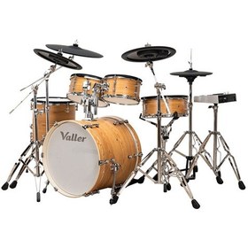 Resim Valler Xd2000nt Naturel Ağaç Renkli Elektro Akustik Davul 