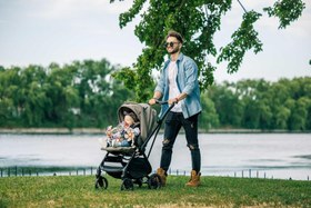 Resim Tiny Love 0-3 Yaş Dönence Beşik ve Bebek Arabası Oyuncağı (Tiny Rockers Koleksiyonu) 