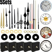 Resim 5 Set DIY Sessiz Tarama Hareketi Kiti - Plastik, Saat Tamir Araçları ve Parçaları DIY Duvar Saati Mekanizma Montajı için 