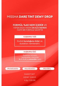 Resim Missha Uzun Süre Kalıcı Nemli Bitiş Sunan Parlak Tint Dare Tint Dewy Drop Baby Coral 