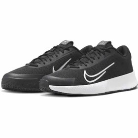 Resim Nike Erkek Tenis Ayakkabısı VAPOR LITE 2 Erkek Sneaker Ayakkabı DV2018-001-Siyah-Byz 