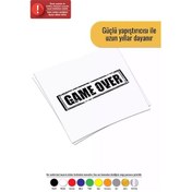 Resim Game Over - Araç, Oto, Laptop, Duvar Uyumlu Sticker 15 6 Cm 