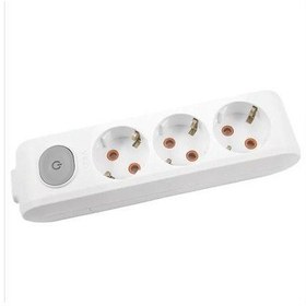 Resim Viko 3'lü Anahtarlı Kablosuz Klemensli Priz 