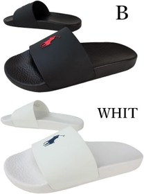 Resim Ralph Lauren Havuz Tarafı PP Kaydırıcılar Siyah 41 