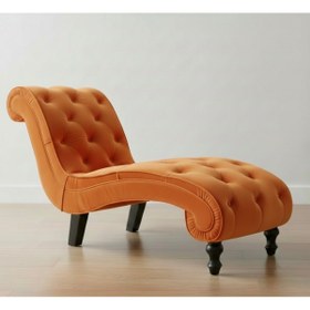 Resim Ebrar Home Design Lüks Kadife Kapitoni Uzanma Koltuğu - Modern Josephine Köşe Koltuk 