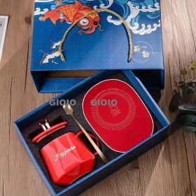 Resim Silver1 Yeni Pratik Seramik Su Dağı Arkadaşı Hediye Yaratıcı Hediye Seti Hediye Kur ile Hediye (Yurt Dışından) 