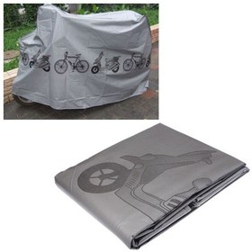 Resim Bisiklet / Motosiklet Yağmur Geçirmez Garaj Kapağı Gri 