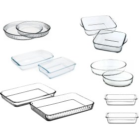 Resim Paşabahçe Borcam Tepsi Seti - 12 Prç. Borcam Çeyiz Seti 