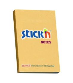 Resim Hopax Stickn 76x51mm Yapışkanlı Not Kağıdı Pastel Kavun Içi 100 Yaprak 1 Paket 12 Adet Karışık 