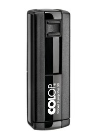 Resim Colop Cep30 Kaşe Siyah Kasa Kuru Keçe - 18 x 47 MM 