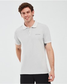 Resim Skechers Organic Coll. M Short Sleeve Polo Shirt Erkek Gri Polo Yaka Tshirt S241165-035 