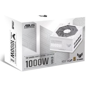 Resim Asus TUF Gaming 1000W 80+ Tam Modüler Güç Kaynağı Beyaz 