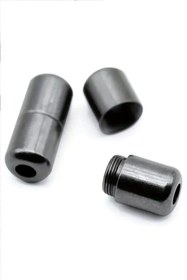 Resim Hapshoe Ayarlanabilir 1 Çift Kırmızı Vidalı Kapsül Uçlu 6 MM Lastik Pratik Bağcık 