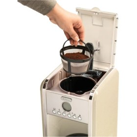 Resim Ariete Yeni Nesil Vintage Filtre Kahve Makinesi Bej 