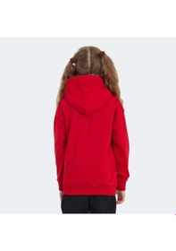 Resim Slazenger LETTO Çocuk Kapüşonlu Cepli Kırmızı Sweatshirt 