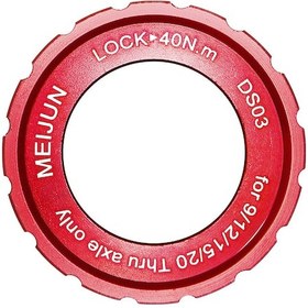 Resim Teltree Mtb Merkezi Kilitle Disk Kapağı - Alüminyum, Evrensel Uyum, Hızlı Kurulum, Kırmızı Ds03 