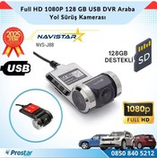 Resim Usb 128 Gb Destekli Hd 1080p Dvr Araç Yol Sürüş Kamerası 
