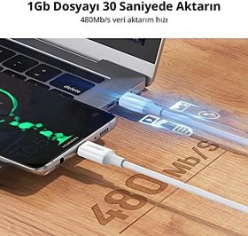 Resim Ugreen 5A Type-C Şarj ve Data Kablosu 2 Metre 